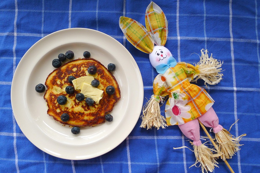 koolhydraatarme pannenkoekjes met hüttenkäse