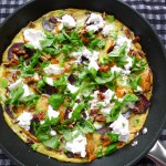 frittata cantharellen bataat