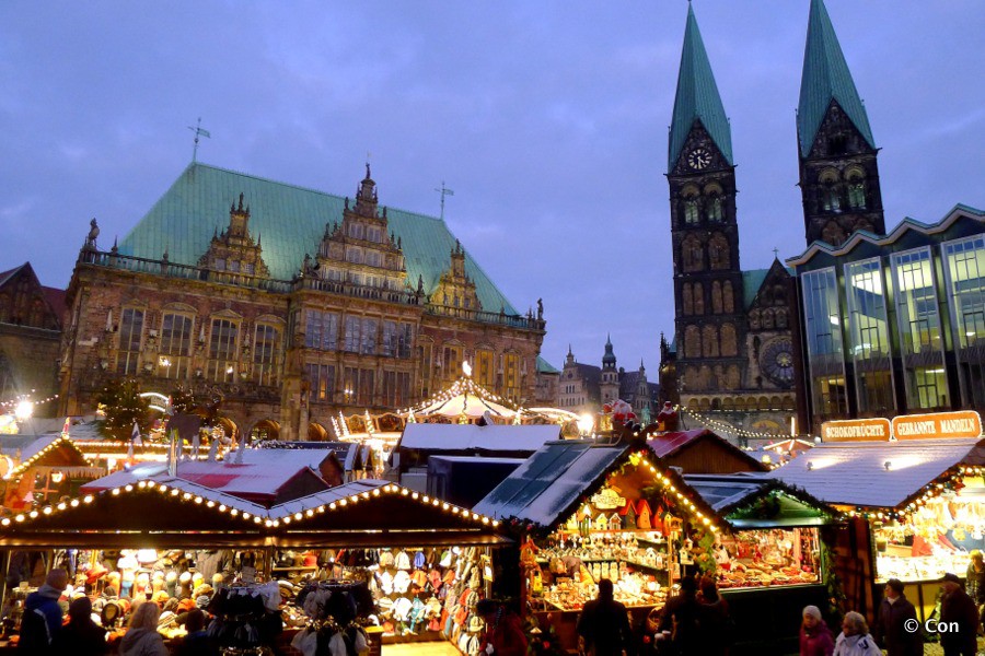 Bremen Marktplatz Kerstmarkt