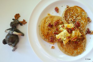 Boekweitpannenkoekjes of dikkertjes, glutenvrij en lactosevrij