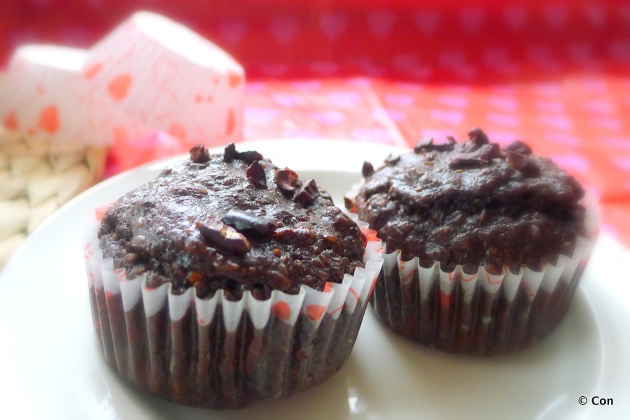 lijnzaad muffins chocola