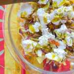 witlof salade geitenkaas dadels noten