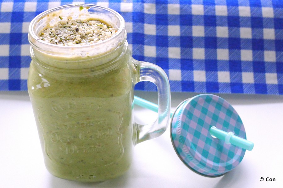 kiwi avo smoothie lowcarb