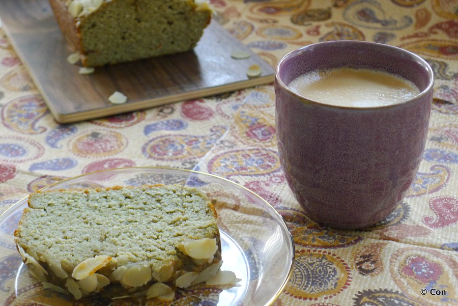 Koolhydraatarm bananenbrood met matcha