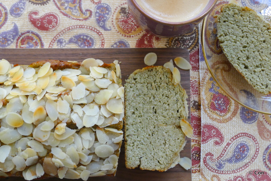 Bananenbrood met matcha