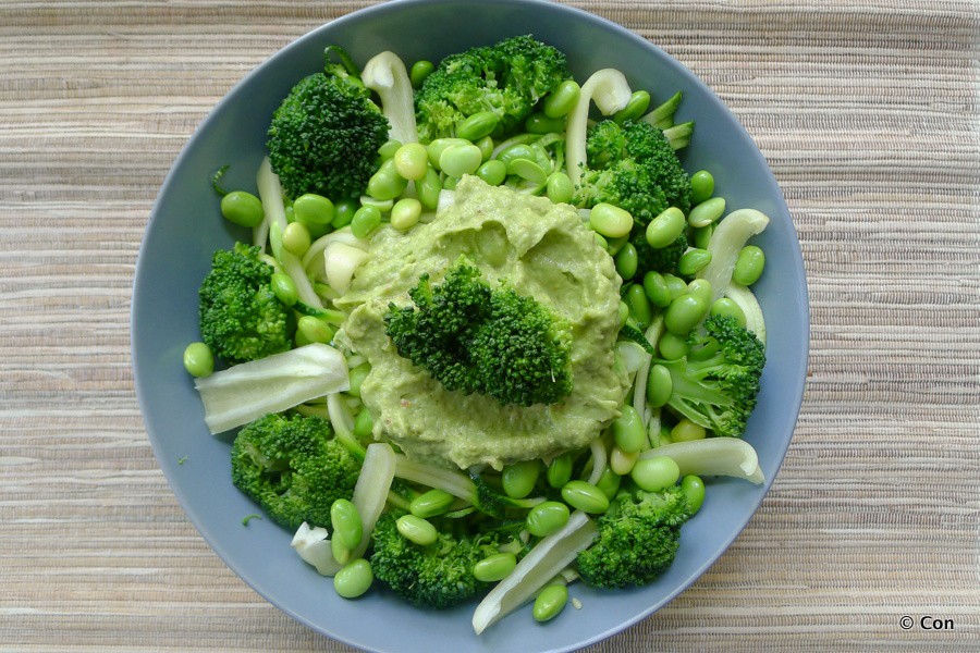 groene groente schotel