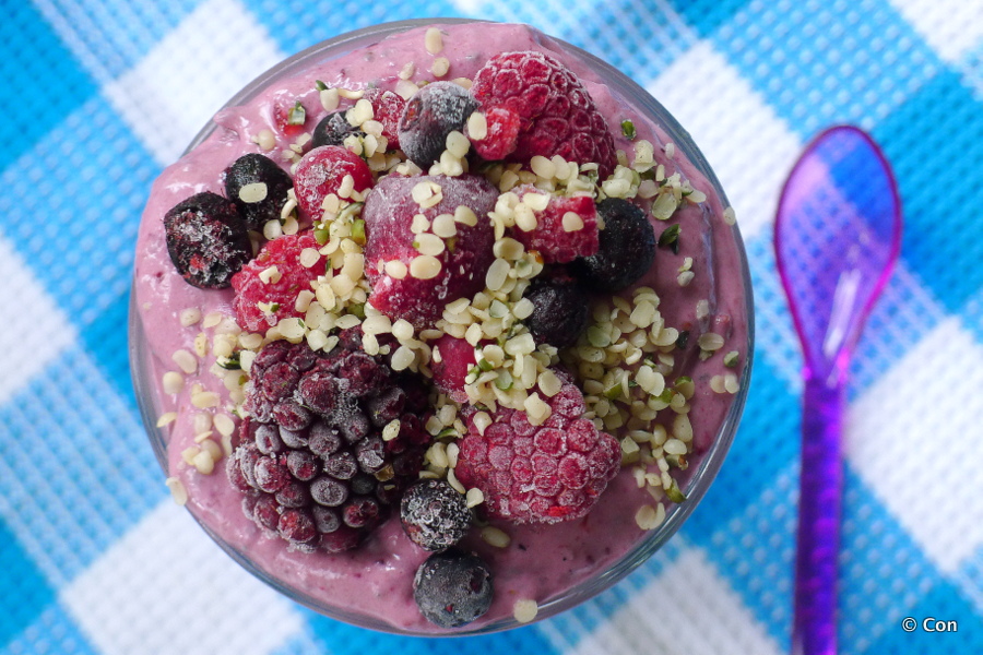 Smoothie rood fruit