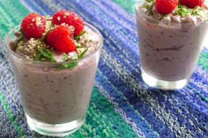 Rood fruit avocado pudding recept ~ minder koolhydraten, maximale smaak ~ www.con-serveert.nl