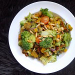 italiaanse roerbakschotel tempeh vegan