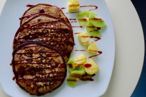 Boekweit pannenkoekjes met banaan recept ~ minder koolhydraten, maximale smaak ~ www.con-serveert.nl