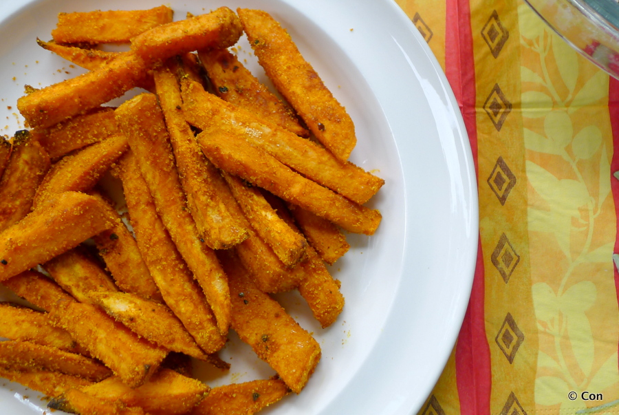 Ovenfrietjes van zoete aardappel