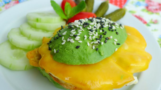 Avocado burger met gebakken ei en cheddar koolhydraatarme avocado burger met gebakken ei en cheddar