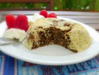 koolhydraatarme marmer mugcake