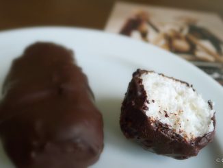 Chocolade kokosrepen recept, glutenvrij en lactosevrij ~ minder koolhydraten, maximale smaak ~ www.con-serveert.nl