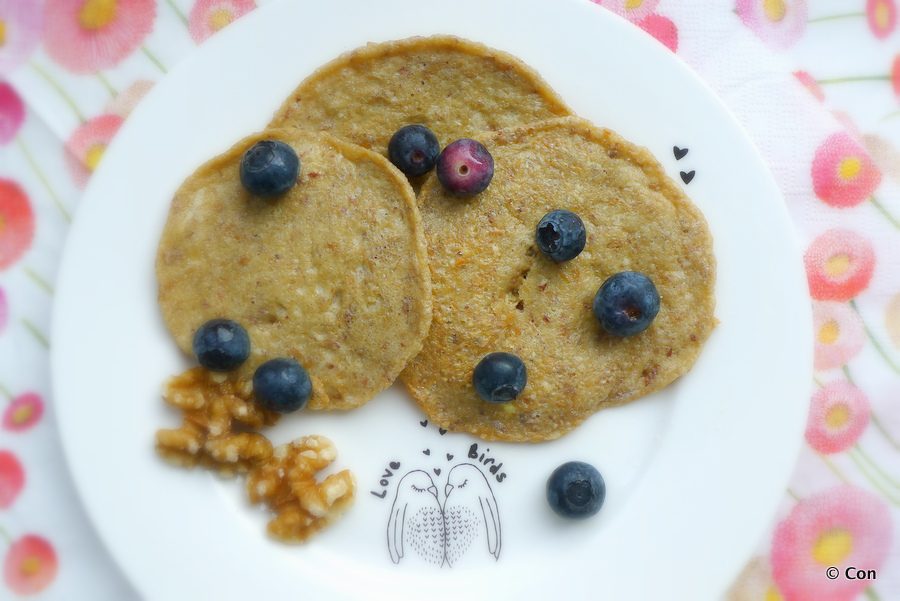 Lactosevrije koolhydraatarme pannenkoekjes recept ~ minder koolhydraten, maximale smaak ~ www.con-serveert.nl