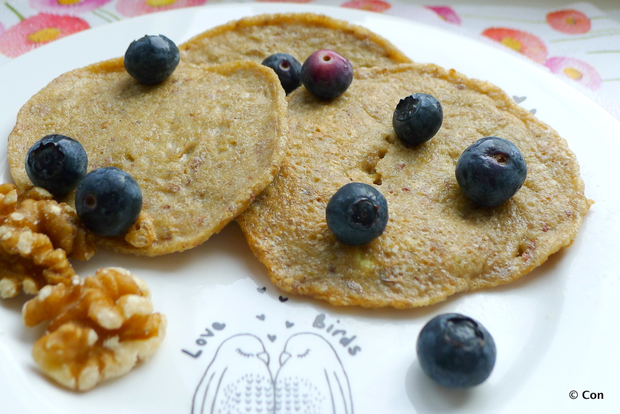 Lactosevrije koolhydraatarme pannenkoekjes recept ~ minder koolhydraten, maximale smaak ~ www.con-serveert.nl