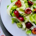 Romaine salade met koolrabi en kersen recept ~ minder koolhydraten, maximale smaak ~ www.con-serveert.nl