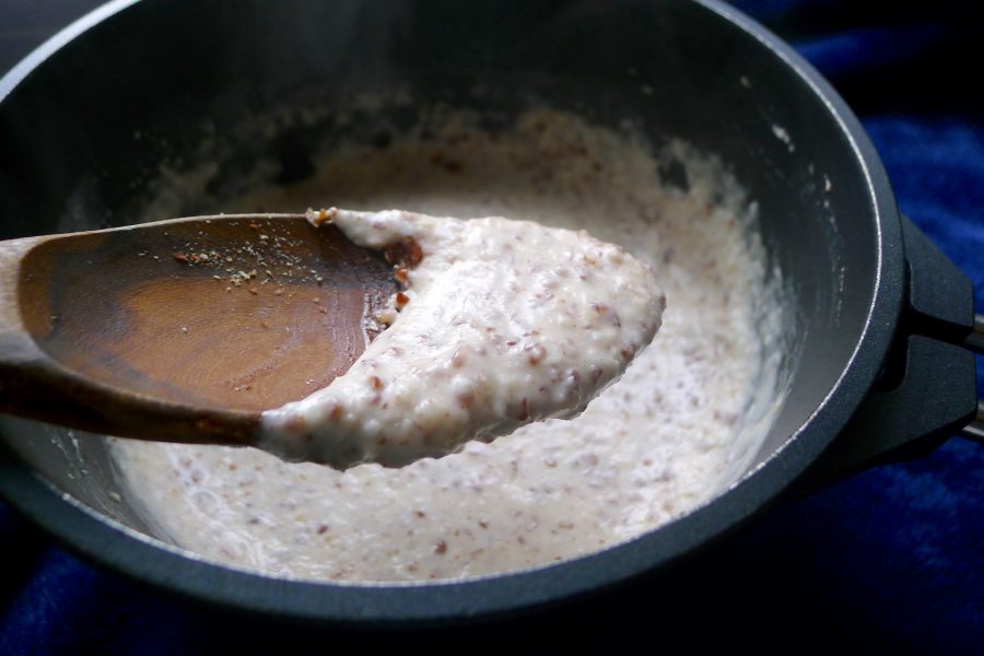 Koolhydraatarme porridge recept ~ minder koolhydraten, maximale smaak ~ www.con-serveert.nl