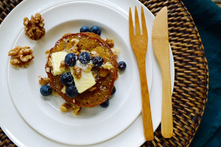 Pannenkoekentaartje met pompoen recept ~ minder koolhydraten, maximale smaak ~ www.con-serveert.nl