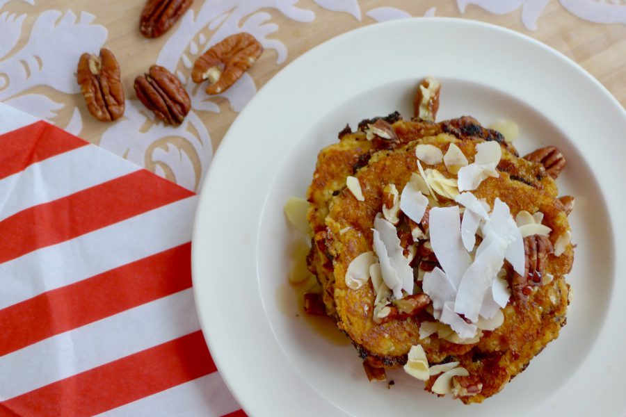 Carrot cake pannenkoekjes recept ~ minder koolhydraten, maximale smaak ~ www.con-serveert.nl