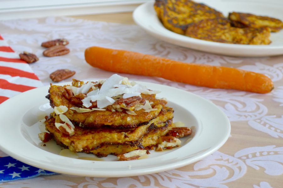 Worteltaart pannenkoekjes recept ~ minder koolhydraten, maximale smaak ~ www.con-serveert.nl