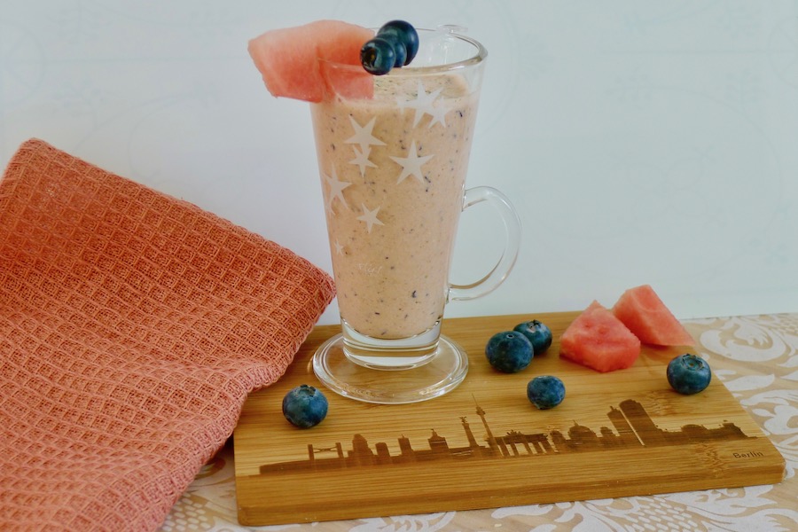 Watermeloen kefir drink