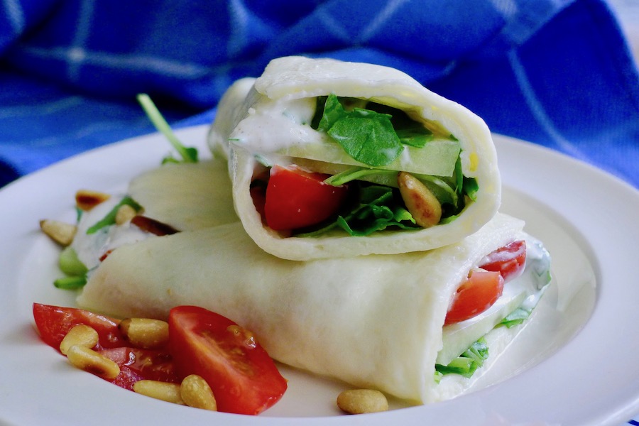 Mozzarella wrap, koolhydraatarm