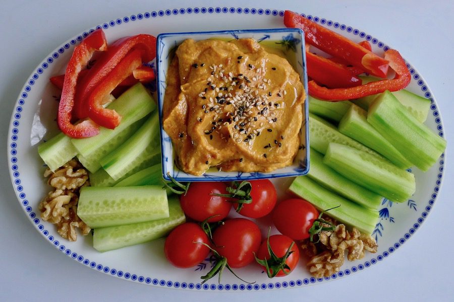 Zoete aardappel dip recept ~ minder koolhydraten, maximale smaak ~ www.con-serveert.nl