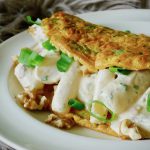 Kruidenomelet met schorseneren ragout recept - vegetarisch koolhydraatarm genieten begint bij www.con-serveert.nl