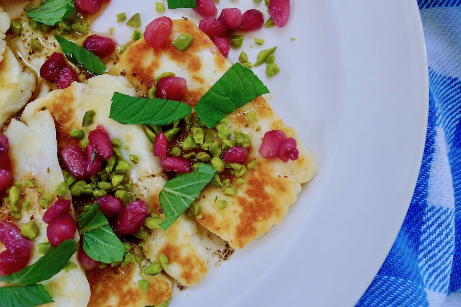 Arabische halloumi met granaatappel - Con-serveert