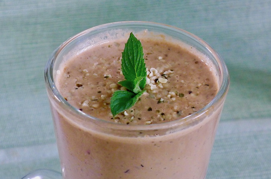 Koffie yoghurt smoothie recept ~ minder koolhydraten, maximale smaak ~ www.con-serveert.nl