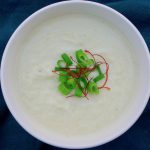 Vichyssoise soep, vegetarisch recept ~ minder koolhydraten, maximale smaak ~ www.con-serveert.nl