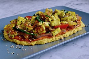 Indiase pizza paneer, koolhydraatarm recept ~ minder koolhydraten, maximale smaak ~ www.con-serveert.nl