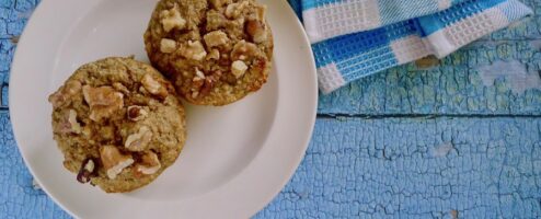 Bananenbrood ontbijt muffins