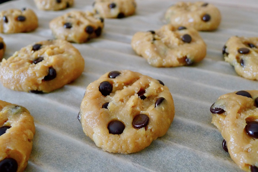 Chocolade pindakaas koekjes recept ~ minder koolhydraten, maximale smaak ~ www.con-serveert.nl