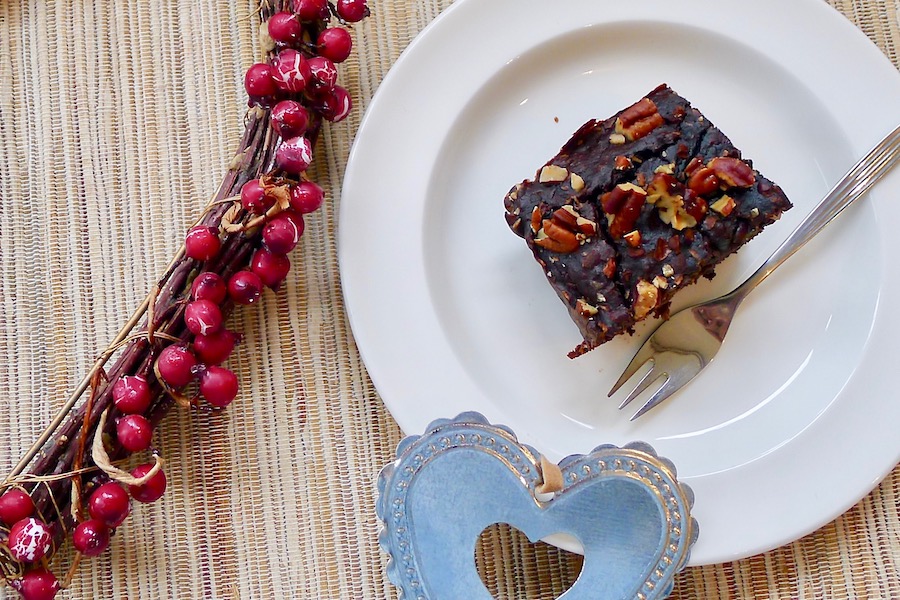 Chocolade zwarte bonen brownies, glutenvrij recept ~ minder koolhydraten, maximale smaak ~ www.con-serveert.nl