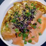 Keto omelet met oesterzwam en gerookte zalm recept ~ minder koolhydraten, maximale smaak ~ www.con-serveert.nl