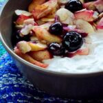 Yoghurtmousse met kokos en marsepein-appel recept ~ minder koolhydraten, maximale smaak ~ www.con-serveert.nl