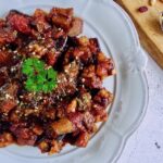 Aubergine uit het Midden-Oosten, vegan recept ~ minder koolhydraten, maximale smaak ~ www.con-serveert.nl