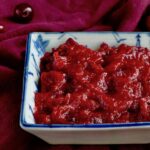 Koolhydraatarme cranberrysaus met mosterd recept ~ minder koolhydraten, maximale smaak ~ www.con-serveert.nl