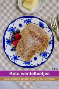 Keto wentelteefjes recept - koolhydraatarm genieten begint bij con-serveert.nl