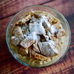 Kastanje mascarpone crème met peperkoek, koolhydraatbewust recept - koolhydraatarm genieten begint bij con-serveert.nl