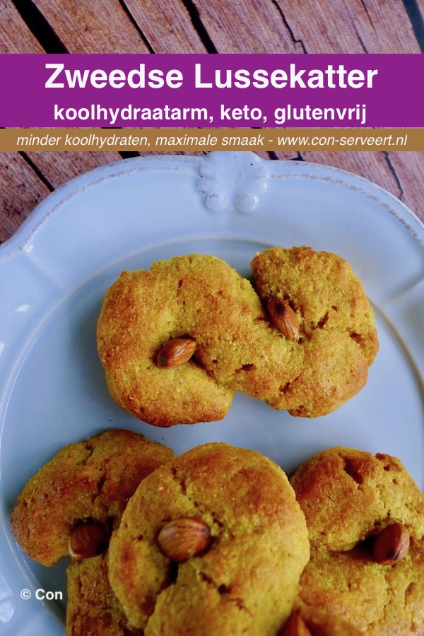 Lussekatter, koolhydraatarme Zweedse saffraanbroodjes recept - koolhydraatarm genieten begint bij con-serveert.nl