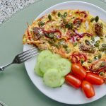 Frittata met spiraalgroente en sardines, recept met vis - koolhydraatarm genieten begint bij con-serveert.nl