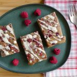 Frambozen blondie koekrepen, keto recept - koolhydraatarm genieten begint bij Con-serveert.nl