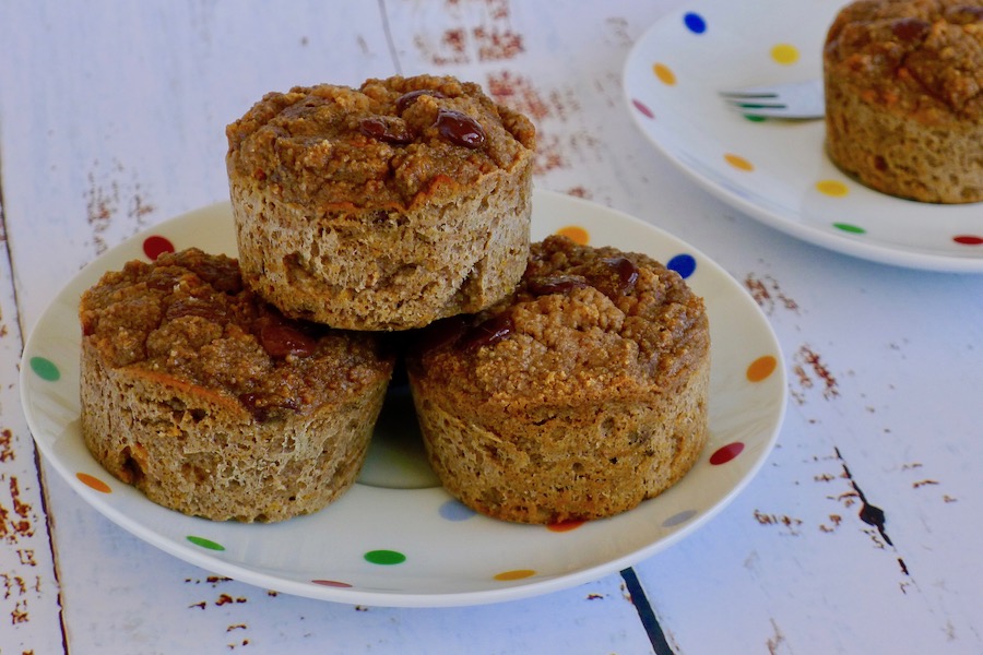 Zoete aardappel muffins met kaneel, glutenvrij en lactosevrij recept - koolhydraatarm genieten begint bij Con-serveert.nl