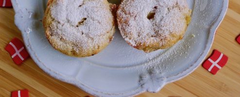 Æbleskiver muffins – Deense poffertjes met appel