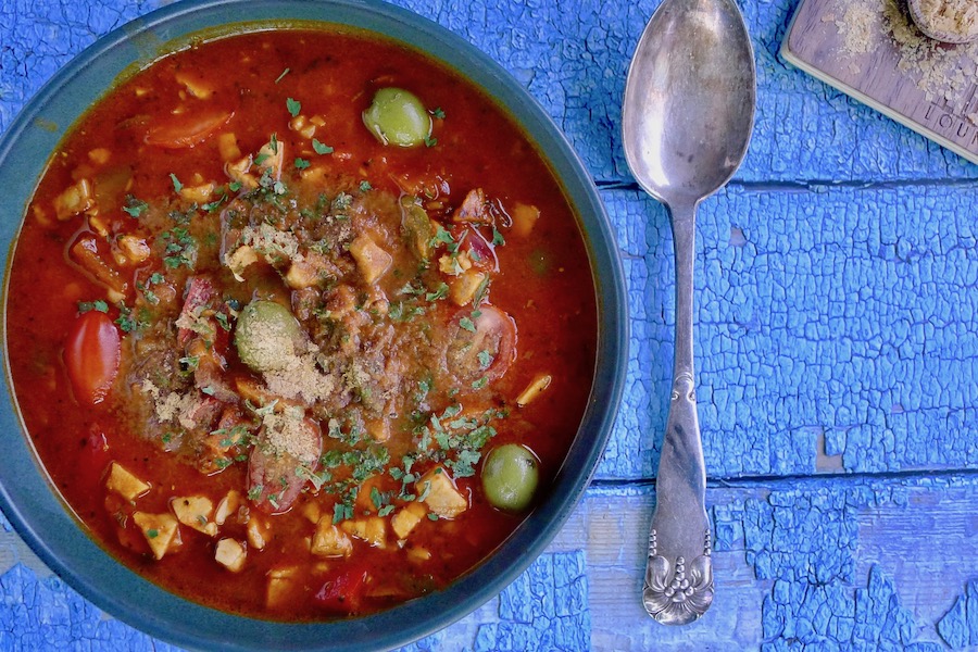 Vegan Italiaanse bolognese soep recept - koolhydraatarm genieten begint bij Con-serveert.nl